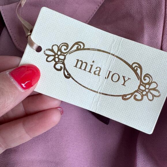 Joyfolie Mia Joy Paris Petticoat Dress Girls Mauve Size‎ 10 party elegant formal - Picture 9 of 12